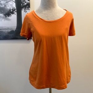 Lands’ End U-Neck Jersey T-Shirt